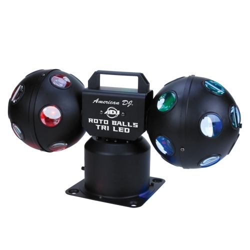 American DJ Roto Balls Tri LED Прибор состоит из 2-х вращающихся шаров с 60 лучами
