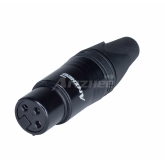 Anzhee XLR-F Black 3-контактный кабельный разъем XLR мама