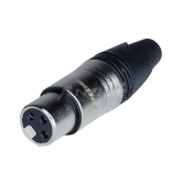 Anzhee XLR-F Silver 3-контактный кабельный разъем XLR мама