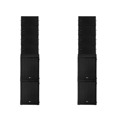 Активный акустический комплект RCF HDL 10-A + 8004-AS, общей мощностью 10600 Вт.