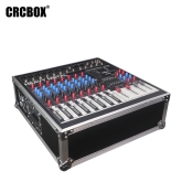CRCBOX CB-280 8-канальный активный микшерный пульт, 2х700Вт., MP3