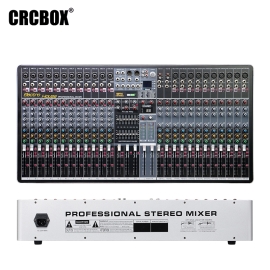CRCBOX FX-36 Pro 36-канальный микшерный пульт, MP3, Bluetooth, FX