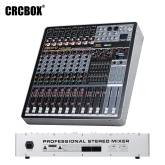 CRCBOX FX-8 Pro 8-канальный микшерный пульт, MP3, Bluetooth, FX