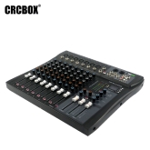 CRCBOX MR-80S 8-канальный микшерный пульт, FX, MP3, Bluetooth