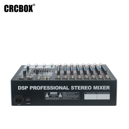CRCBOX MR-8300 8-канальный микшерный пульт, FX, MP3, Bluetooth