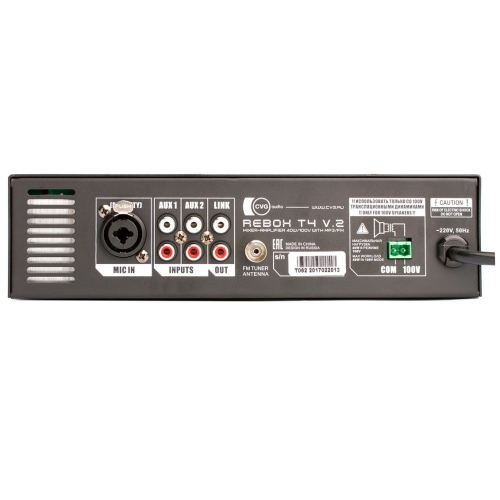 CVGaudio ReBox-T4 Трансляционный микшер-усилитель, 40W, MP3/FM/Bluetooth
