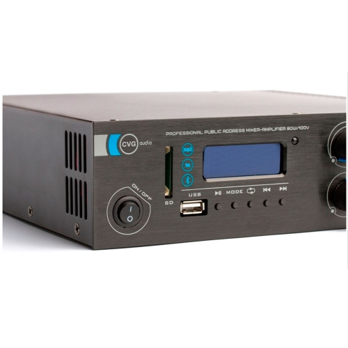 CVGaudio ReBox-T8 Трансляционный микшер-усилитель, 80W, MP3/FM/Bluetooth