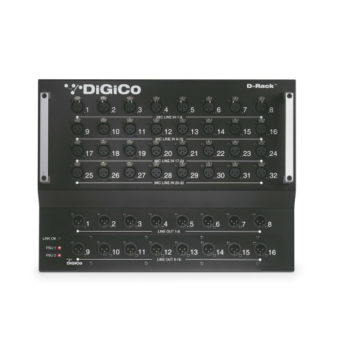 DiGiCo D-Rack Стейджбокс, 32х8