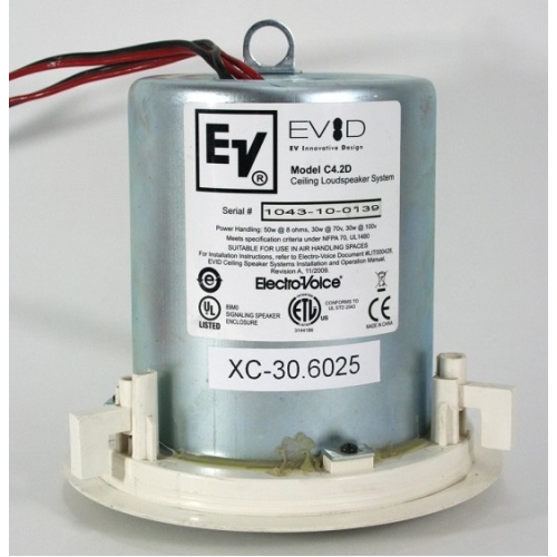 Electro-Voice EVID C4.2 Потолочный громкоговоритель 4", 75W(8 Ohms) / 100V(3,75/7,5/15/30W), пара