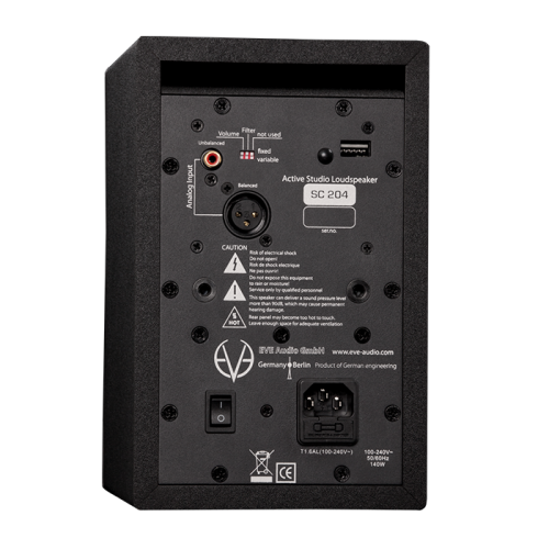 Eve Audio SC204 Студийный монитор, 4 дюймов