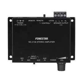 Fonestar WA-2150 Трансляционный микшер-усилитель, 2х15 Вт.