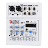 Freeboss AG-AS04A 4-канальный микшерный пульт, FX, MP3, Bluetooth