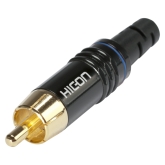 Hicon HI-CM06-BLU Разъем RCA, папа, кабельный