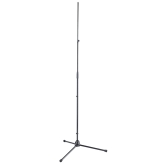 K&M 20150-300-55 Микрофонная стойка прямая XL, черная, 1190-3220 мм