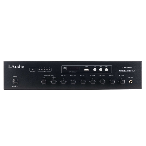 LAudio LAM1060B Трансляционный микшер-усилитель, 60 Вт., MP3