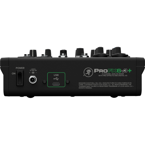 Mackie ProFX6v3+ 6-канальный аналоговый микшер, FX, Bluetooth