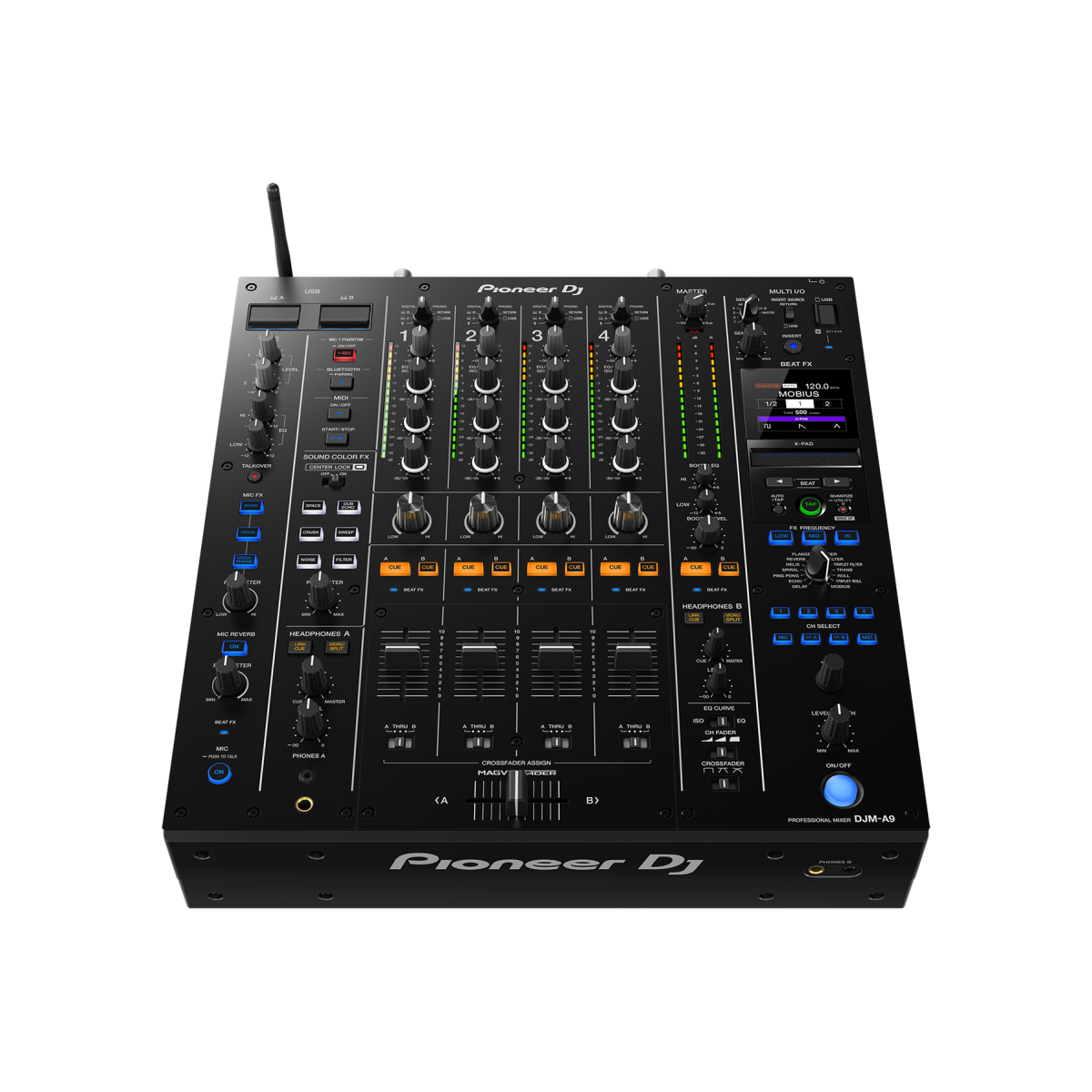 Pioneer DJM-A9 4-канальный DJ-микшер купить в Москве и РФ недорого