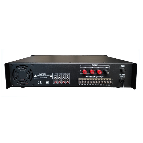 Proaudio MA-6350UB Трансляционный микшер-усилитель, 350 Вт., MP3, Bluetooth, 6 зон