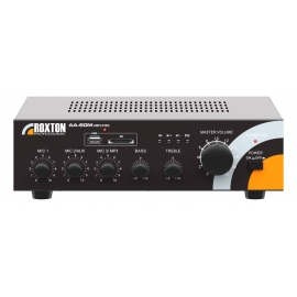 Roxton AA-60M Трансляционный микшер-усилитель, 60 Вт., MP3