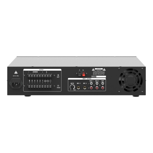 Roxton MZ-240 Трансляционный микшер-усилитель, 240 Вт., 6 зон, MP3, FM, Bluetooth