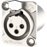 Roxtone RX3FDWP-NG Разъем cannon (XLR) панельный мама 3-х контактный