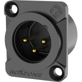 Roxtone RX3MDWP-BG Разъем cannon (XLR) панельный папа 3-х контактный