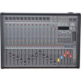 SVS Audiotechnik AM-16 16-канальный микшерный пульт, DSP эффекты, MP3, Bluetooth