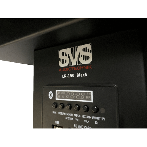SVS Audiotechnik LR-150 Black Мобильная трибуна со встроенным усилителем и динамиком 100 Вт.