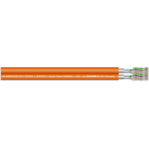 Sommer Cable 580-0295FC Двойная витая пара, 2х(4х2х0,57)мм2