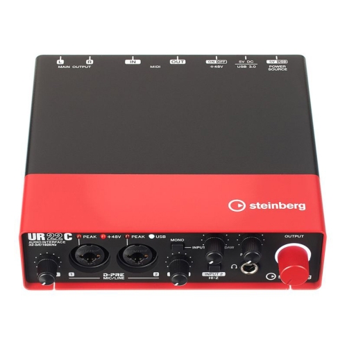 Steinberg UR22C Red Аудиоинтерфейс USB, 2x2