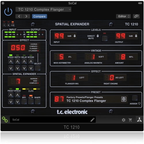 TC Electronic TC1210-DT Эффект Spatial Expander и Stereo Chorus/Flanger