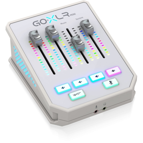 TC Helicon Go XLR Mini White Звуковой интерфейс для live-стриминга и геймеров