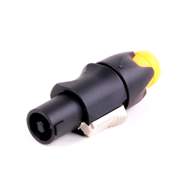 TaverLab F1015-Yellow Разъём кабельный Speakon, 4PIN, "папа"