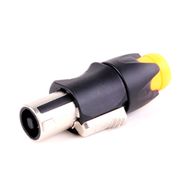 TaverLab F1016-Yellow Разъём кабельный Speakon, 4PIN, "папа"