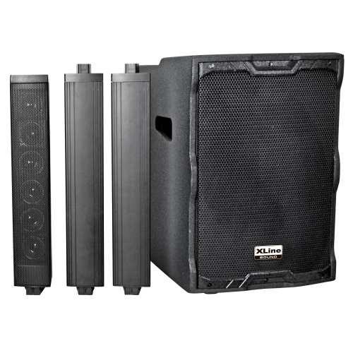 XLine BETA CL-10 Активный акустический комплект, 450 Вт., 10 дюймов+6х2 дюймов, MP3, Bluetooth