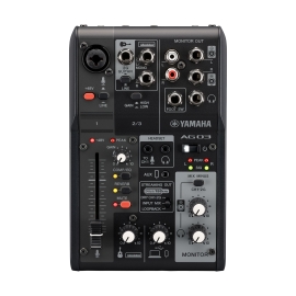 Yamaha AG03MK2 Black 3-канальный микшер с USB-аудиоинтерфейсом
