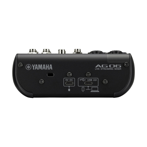 Yamaha AG06MK2 Black 6-канальный микшер с USB-аудиоинтерфейсом