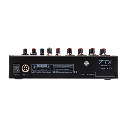 ZTX audio Compact 4.1Fx 6-канальный микшерный пульт, FX, MP3, Bluetooth