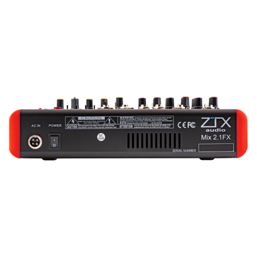 ZTX audio Mix 2.1.Fx 4-канальный микшерный пульт, FX, MP3, Bluetooth