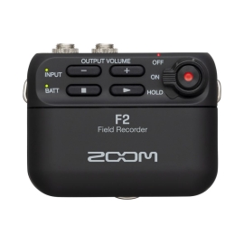 Zoom F2 Полевой рекордер с петличным микрофоном