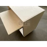 12inch 8U-350 с полками и колесами Настольная стойка, 8U