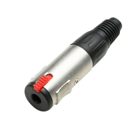 ADAM HALL 7896 Разъем кабельный JACK стерео 6,3 мм (розетка) с фиксатором