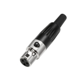 ADAM HALL 7919 Разъем кабельный mini XLR 3-pin (розетка)