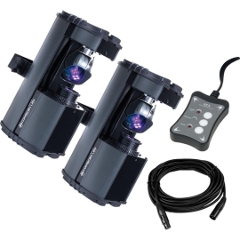 American DJ Comscan LED System Комплект: Два LED сканера, пульт, шнур DMX.