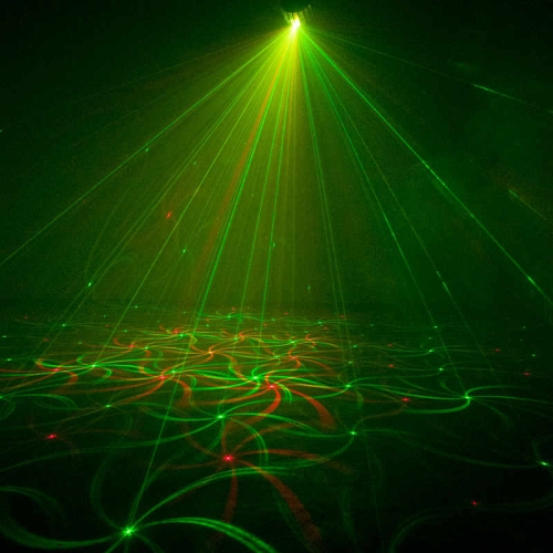 American DJ Mini Dekker LZR Эффект "лунного цветка" и красно-зеленый лазер