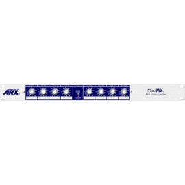 ARX MaxiMix Линейный микшер 4 вх/2 вых, 8вх/1 вых, разъёмы XLR