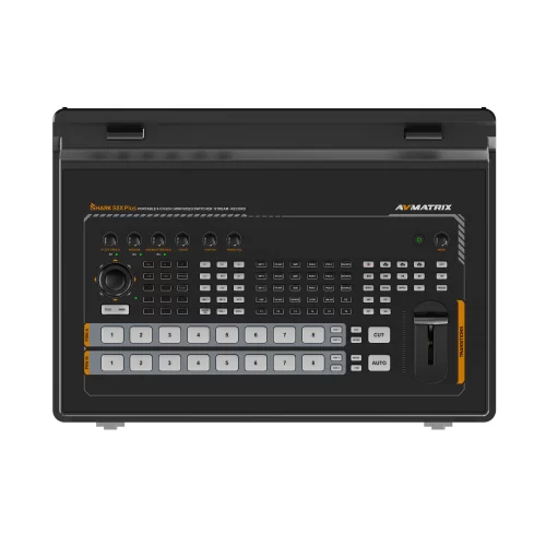 AVMATRIX Shark S8X PLUS-NDI Видеомикшер-стример портативный 8CH SDI, HDMI, USB, LAN