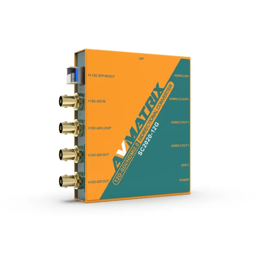 AVMATRIX SC2020-12G Конвертер 12G-SDI в HDMI2.0 двунаправленный