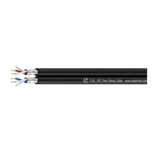 Adam Hall 7126 OFC Twin аудиокабель 2x2х0,22мм2