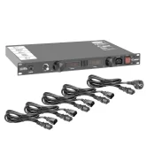 Adam Hall PCL 10 PRO Cетевой распределитель, 9 розеток, 2 лампы